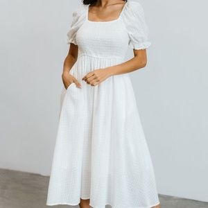 Baltic Born Finley Smocked Midi Dress- size Large